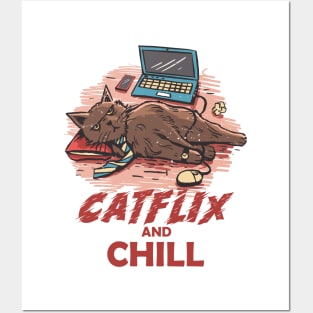 Catflix Posters and Art